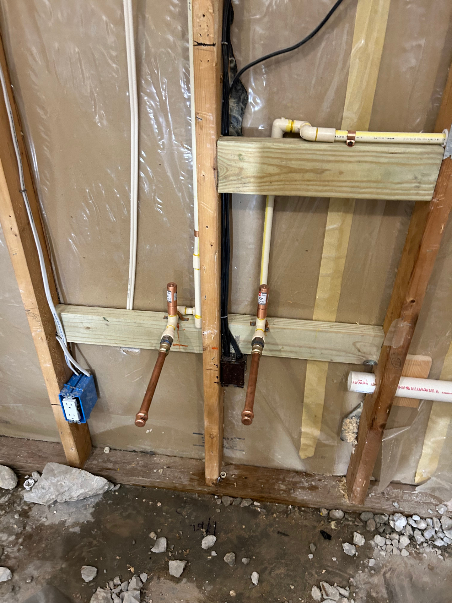 Labeled copper stub-outs